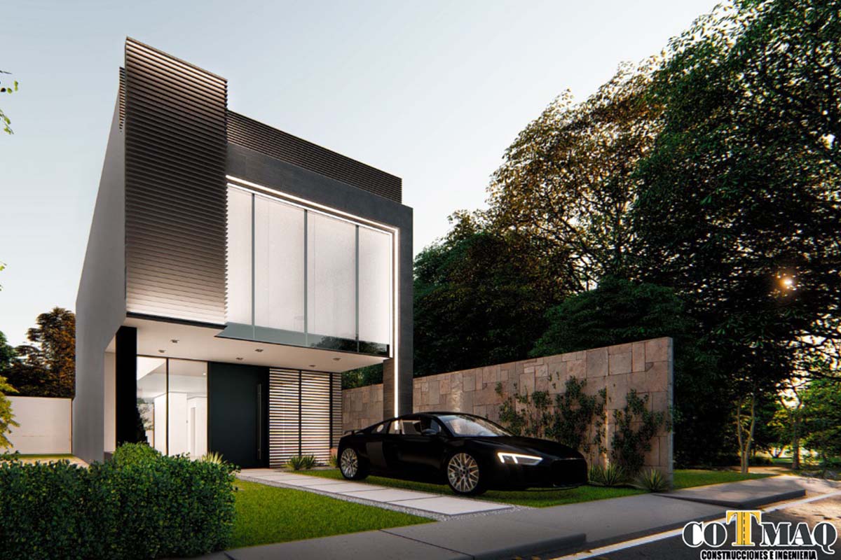 fachada gray-house